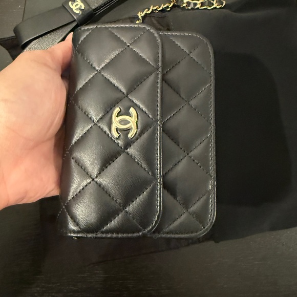 Chanel Clutch with Chain Quilted Lambskin Mini - Picture 14 of 16